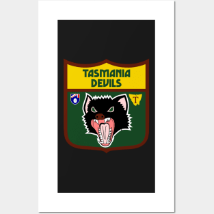 Tasmanian devils football club | AFL footy Posters and Art